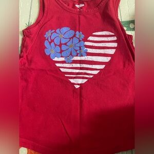 Old navy Fourth of July tank top girls 5t